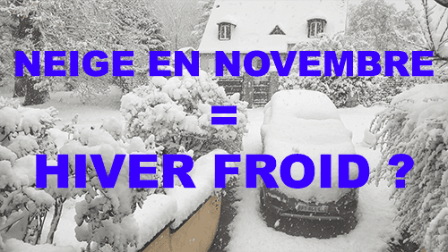 Neige précoce en novembre : l'annonce d'un hiver froid ?